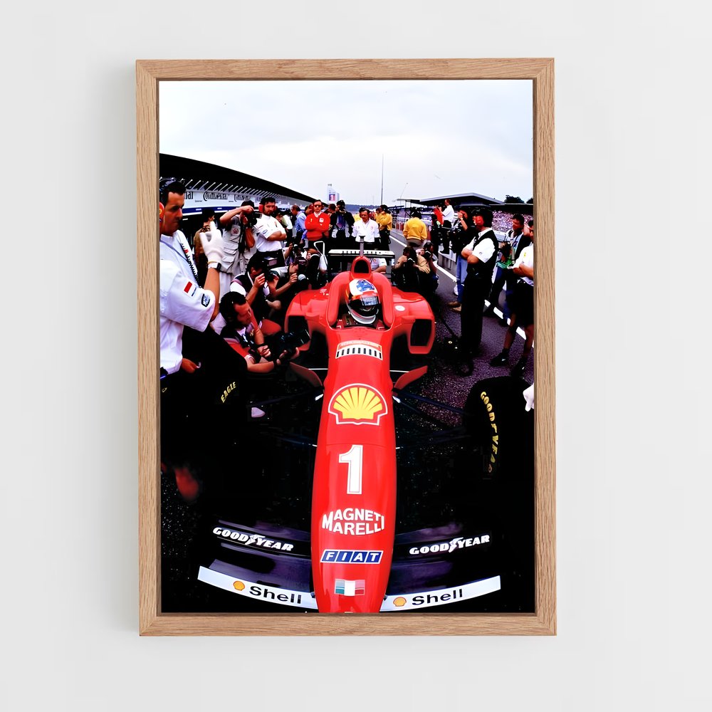 Poster L'Atelier Ferrari – affiche Voitures de Formule 1 (vue 4)